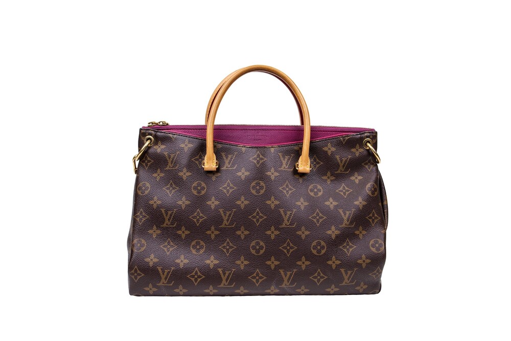 Louis Vuitton Brown Monogram Pallas Aurore Bag MM